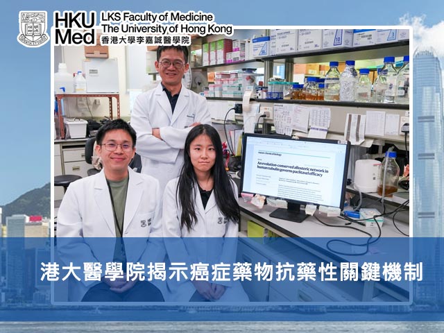 港大醫學院揭示癌症藥物抗藥性關鍵機制
